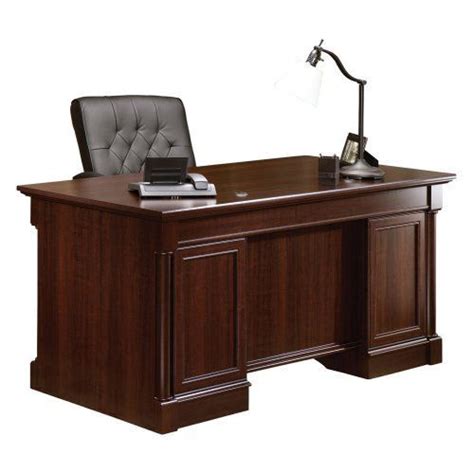 Sauder Palladia Executive Desk - Select Cherry | Office furniture ...