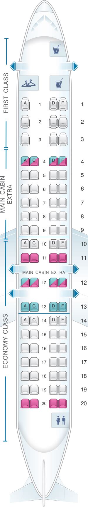 Seat Map American Airlines Crj V Seatmaestro