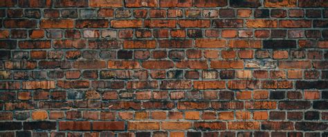 Download Wallpaper 2560x1080 Brick Wall Bricks Wall Red Texture