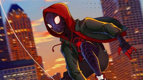Spiderman Miles Morales Spider Verse Hd Superheroes K Wallpapers Rezfoods Resep Masakan