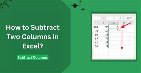How To Subtract Two Columns In Excel Subtract Columns Earn And Excel