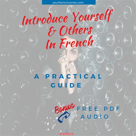 From situational french phrases to talking about your family in french, this complete guide will reveal all the secrets and best lines to introduce yourself in french like a boss and be unforgettable! How To's Wiki 88: how to introduce yourself in french language