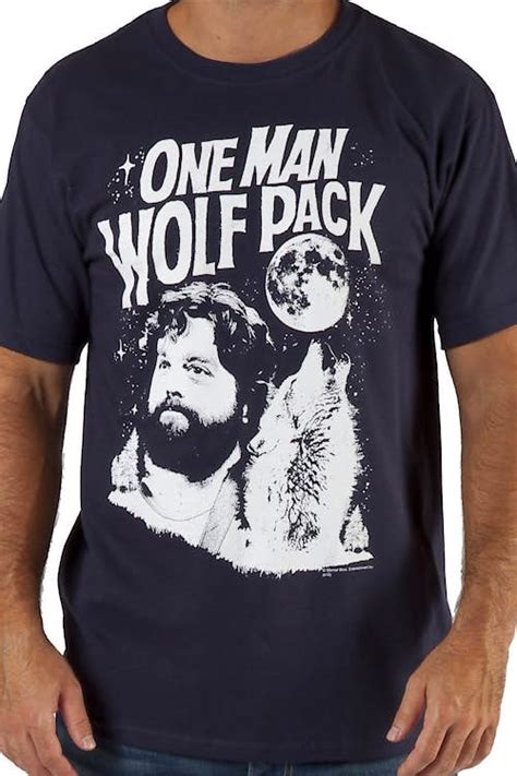 One Man Wolfpack Hangover T Shirt Hangover Mens T Shirt