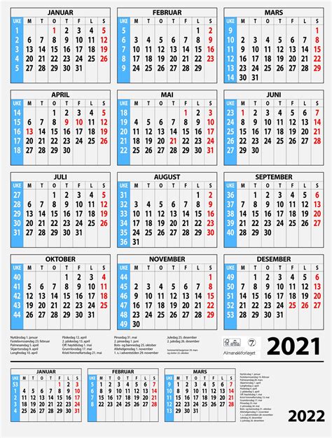 Horisontalt og vertikalt format (liggende og stående dokumentretning) 7.sans Årskalender 2021 - Almanakkforlaget
