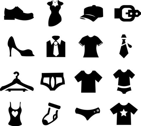 Download Black clothing icon free vector download (26,027 Free vector) for commercial use. format: ai ...