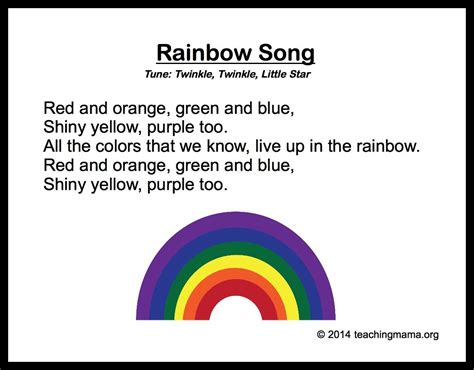 10 Preschool Songs About Colors | Classroom songs, Kindergarten songs, Preschool songs
