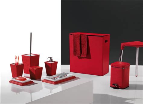 3.7 out of 5 stars. Rich red color in bathroom accessories - entire range of products in coordinated design. These ...