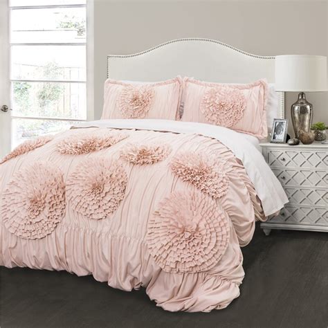 Lark Manor Oropeza 3 Piece Pink Blush Comforter Set And Reviews Wayfair Ca