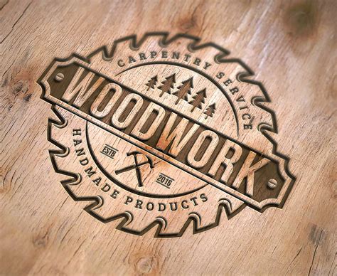 Logo Design Woodwork And Carpentry Logo Custom Logo Etsy