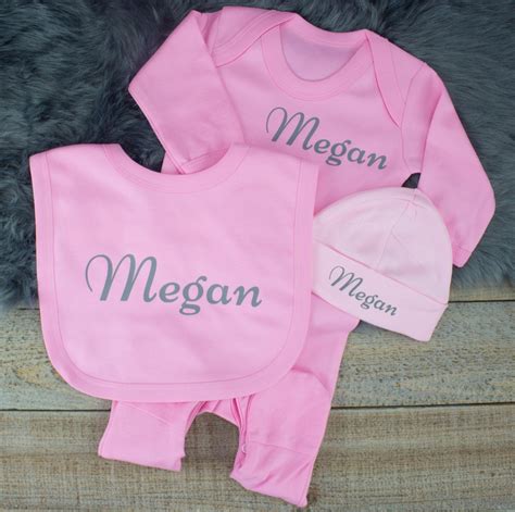 Personalised Baby Clothes Personalised Baby Girl And Boy Clothes Uk