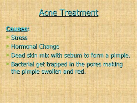 Acne Treatment Ppt