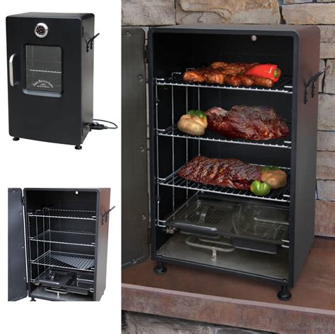 Electric Bbq Smoker Barbecue Grill Outdoor Portable Meat Cooker Digital