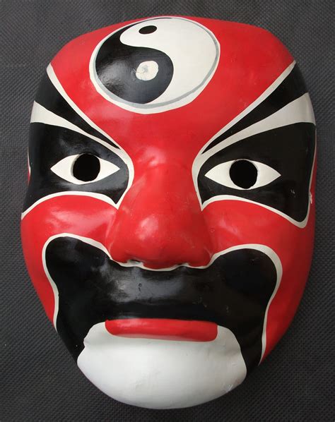 Japanese Kabuki Noh Theatre Mask Traditional Folk Art Hand