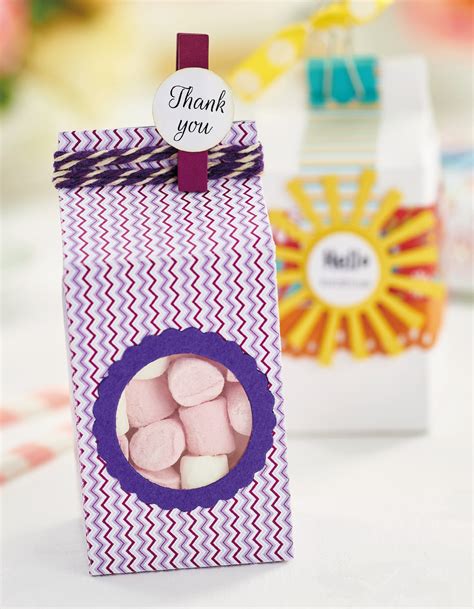 Making gift boxes is fun and easy. Milk Carton Gift Box Template paper craft download