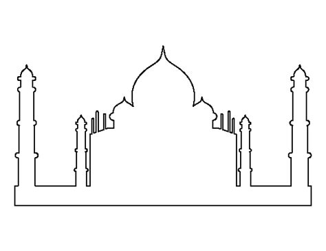 Printable Mosque Template Mercedesgarciabravo