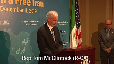 Congressman Tom Mcclintock R Ca Speaks At Oiac Briefing On