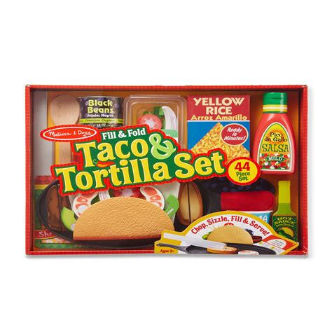Melissa And Doug Fill And Fold Taco And Tortilla Playset Willowbrook