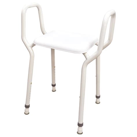 Shower Stool Heavy Duty With Arms And Plastic Seat K Care Healthcare