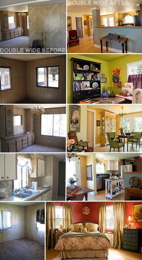 This is a mobile home. double wide makeover, I'm very impressed! | Mobile home ...