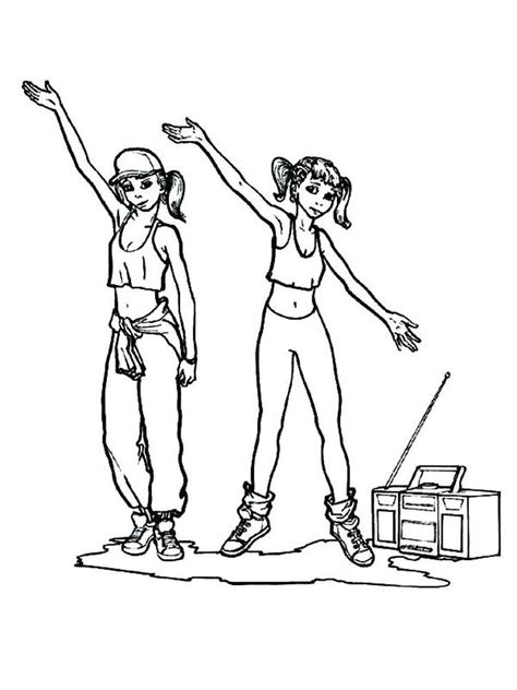 Maybe you would like to learn more about one of these? Printable Dance Coloring Page - Free Coloring Sheets in ...