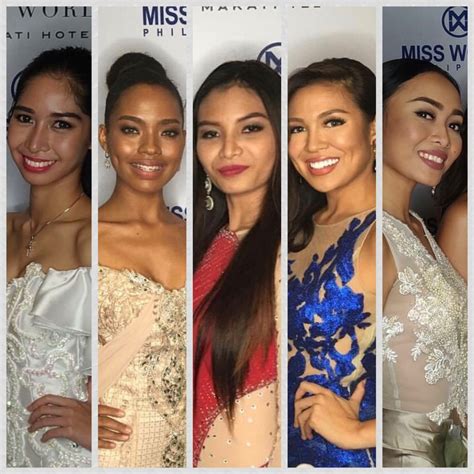 Miss World Philippines 2017 Candidates By Numbers