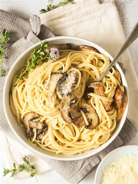 Truffle Oil Pasta With Mushrooms Where Is My Spoon