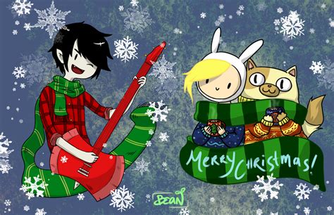 Adventure Time Christmas By Bluebirdjoy On Deviantart