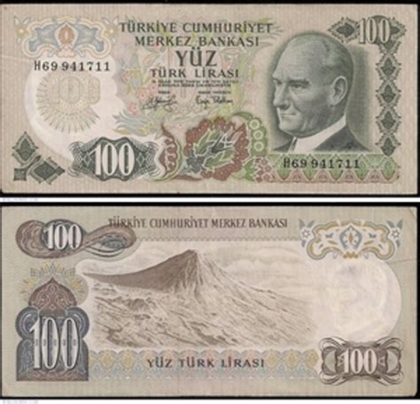 100 LIRE Turquie Numista