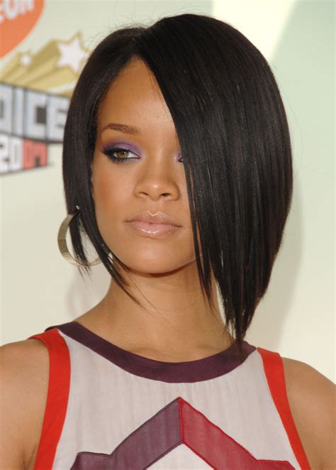 Rihanna Bob Haircuts Front And Back View