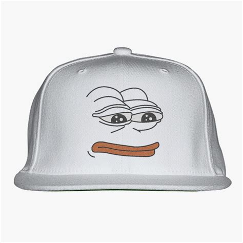The Frog Pepe Snapback Hat Embroidered Customon
