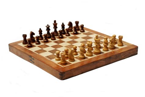 Magnetic Wood Folding Chess Set 12 Inch Wood Expressions Inc Blue