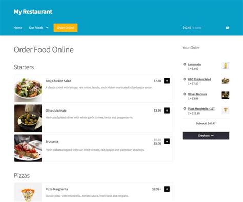 How To Create An Online Restaurant Ordering System In Woocommerce
