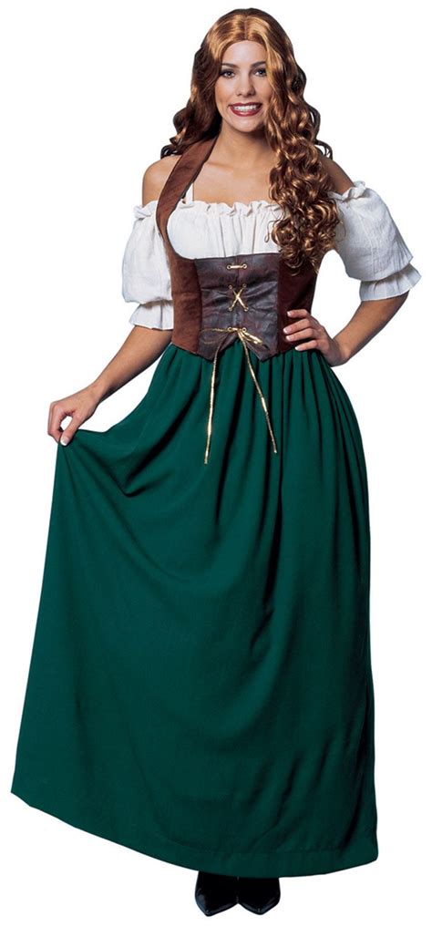 Adult Medieval Peasant Lady Costume Renaissance Fair Costume Medieval Dress Womens Medieval