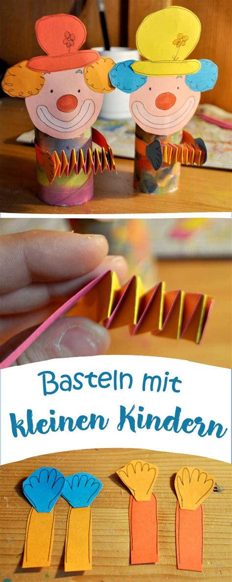 Clowns, mit ihren bunten gesichtern und den stark geschminkten augen, gehören zu jedem zirkus dazu. Die besten 25+ Clown basteln Ideen auf Pinterest | Karneval basteln, Fasching basteln kinder und ...