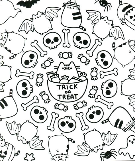 This coloring page features pusheen trying her hands at cooking. Pusheen Coloring Book Pusheen Pusheen the Cat | Pusheen ...