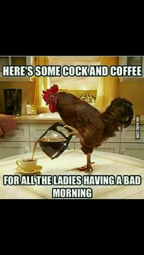 Cock Coffee Gag