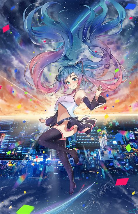 Miku Hatsune Miku Vocaloid Hd Phone Wallpaper Peakpx