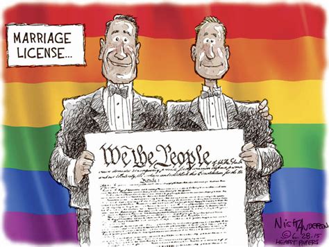 Editorial Cartoonists Take On Historic Same Sex Marriage Ruling