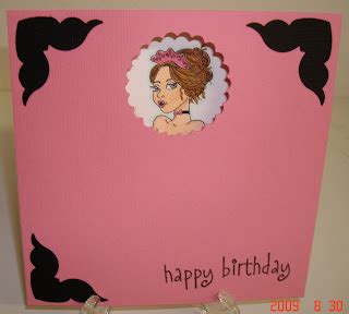Kelly Creates Sexy Birthday Card