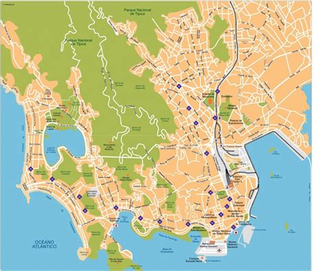 Rio De Janeiro Vector Map Vector Maps
