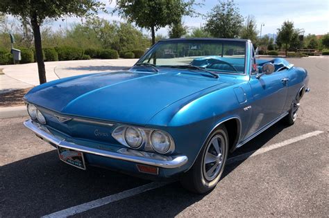 1966 Chevrolet Corvair Corsa Turbo Convertible 4 Speed For Sale On Bat