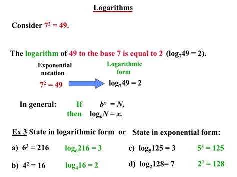 Ppt Logarithms Powerpoint Presentation Free Download Id4209923