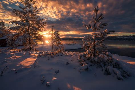 Called By The Fire Ringerike Norway Winter Photos Nature