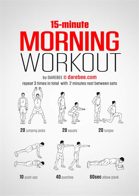 morning gym workout routine