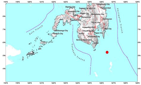It was later established as a separate town on august 1, 1948 and was originally named trinidad. Magnitude 6.1 Earthquake Hits Jose Abad Santos (Davao ...