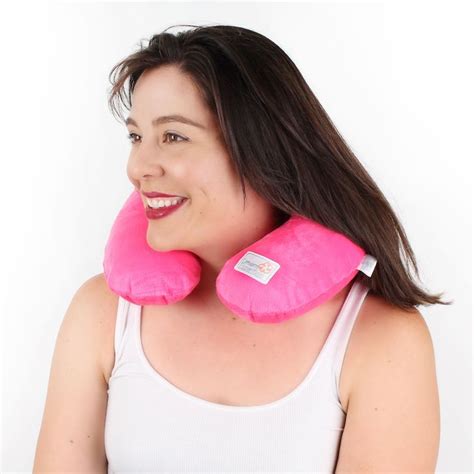 Inflatable Neck Pillow With Cover 5 Colorshot Pink In 2022 Inflatable Neck Pillow Neck