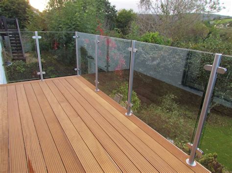 Wooden Deck With Glass Balustrade More Decking Glass Balustrade Glass