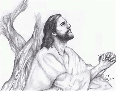 Pencil Drawing Jesus At Getdrawings Free Download