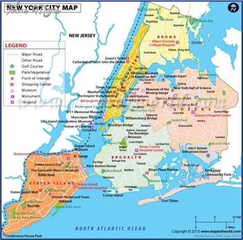 Cool New York Map Usa New York City Map Map Of New York Nyc Map