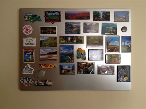 Instead Of Using Your Fridge Use A Magnetic Bulletin Board For All